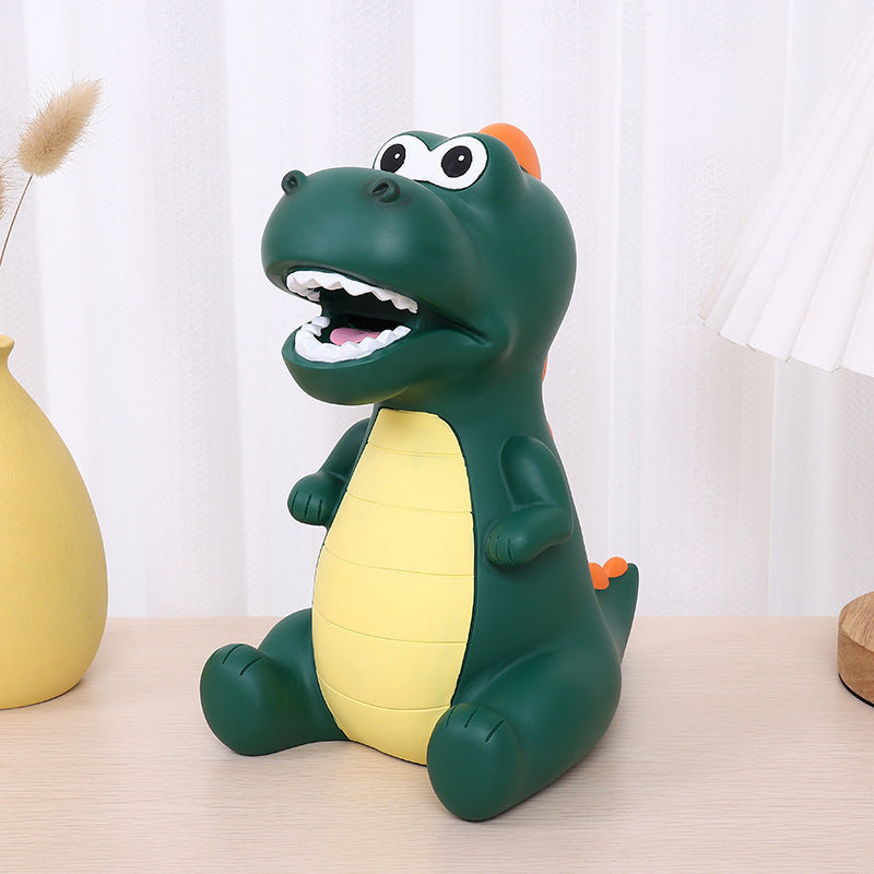 Creative Dinosaur Penny Bank, Perfect for Saving Money, Adorable and Spacious T-Rex Coin Bank