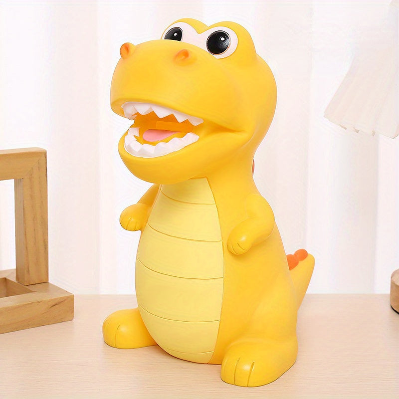 Creative Dinosaur Penny Bank, Perfect for Saving Money, Adorable and Spacious T-Rex Coin Bank