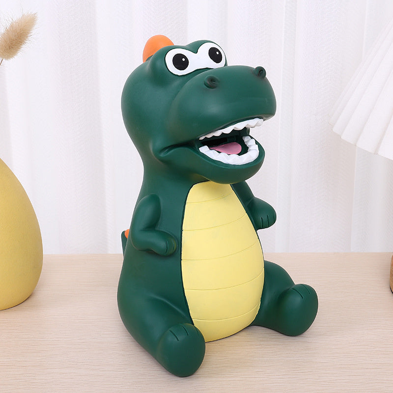 Creative Dinosaur Penny Bank, Perfect for Saving Money, Adorable and Spacious T-Rex Coin Bank