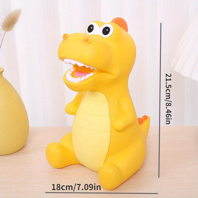 Creative Dinosaur Penny Bank, Perfect for Saving Money, Adorable and Spacious T-Rex Coin Bank