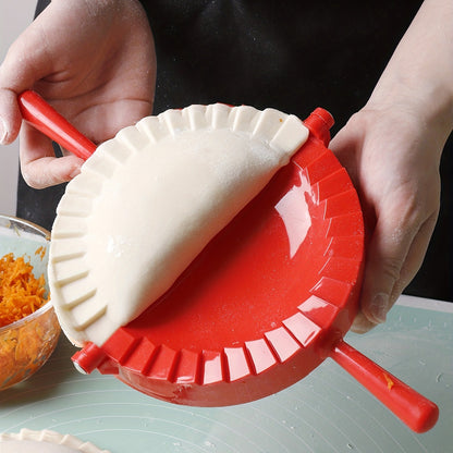 Kitchen Tool Accessory: Dumpling Press Maker for Homemade Dumplings, Wontons, and Empanadas - Made with Food-Safe PP Plastic