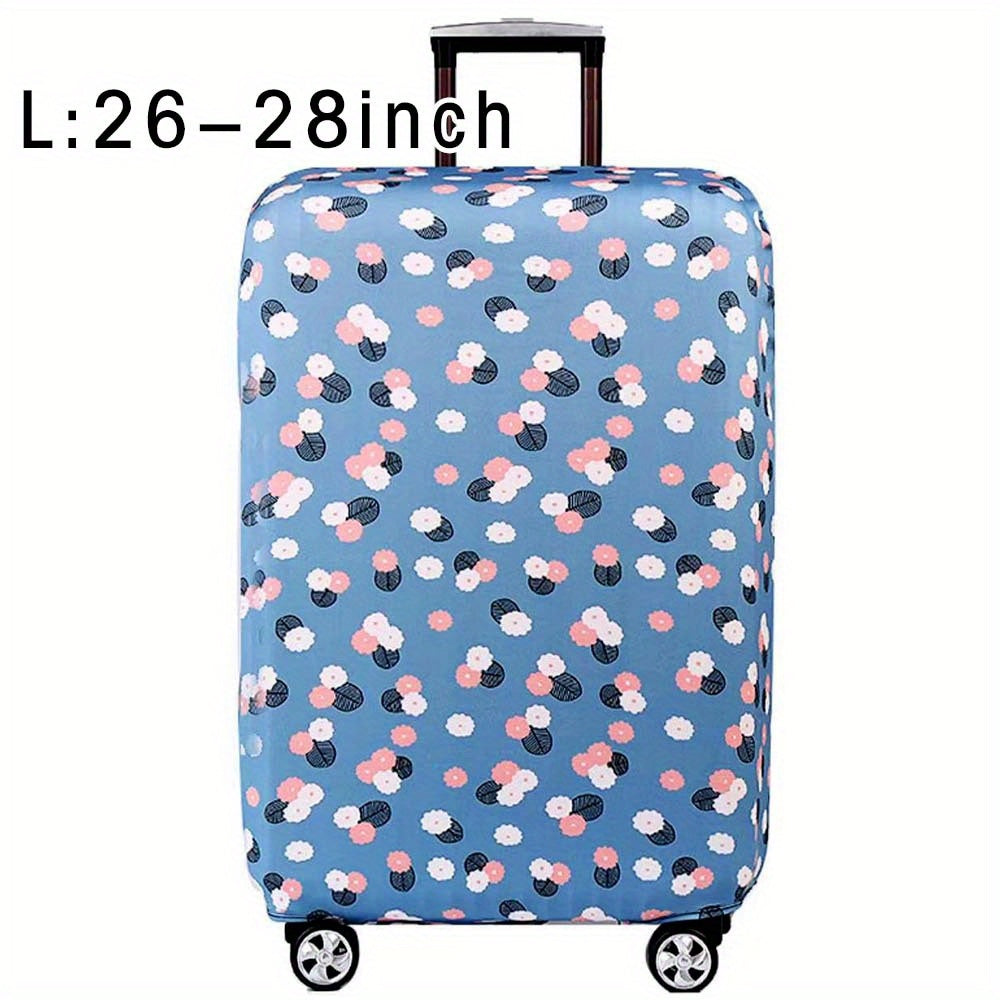 Durable polyester luggage cover for men and women, perfect for outdoor travel.