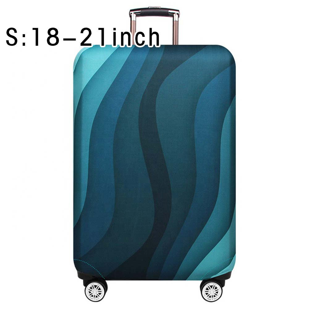 Durable polyester luggage cover for men and women, perfect for outdoor travel.