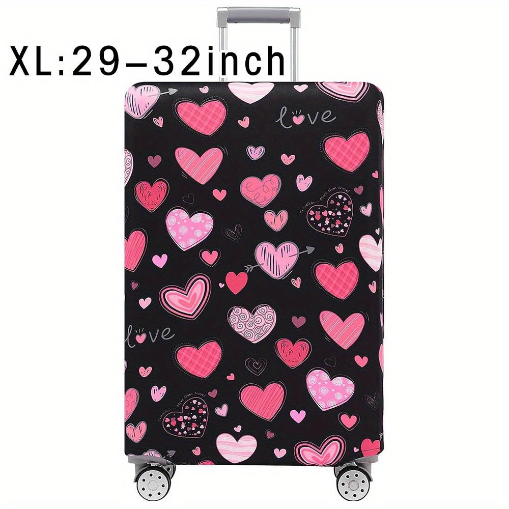 Durable polyester luggage cover for men and women, perfect for outdoor travel.