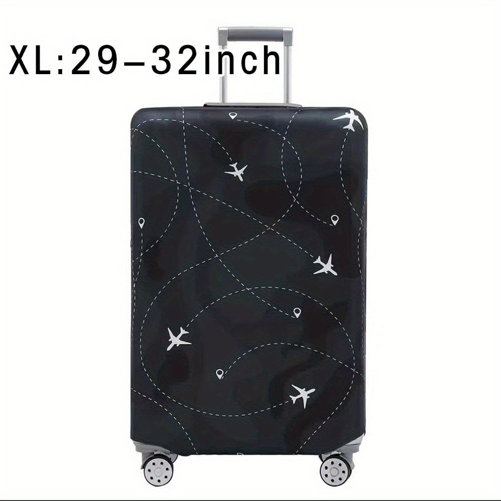 Durable polyester luggage cover for men and women, perfect for outdoor travel.