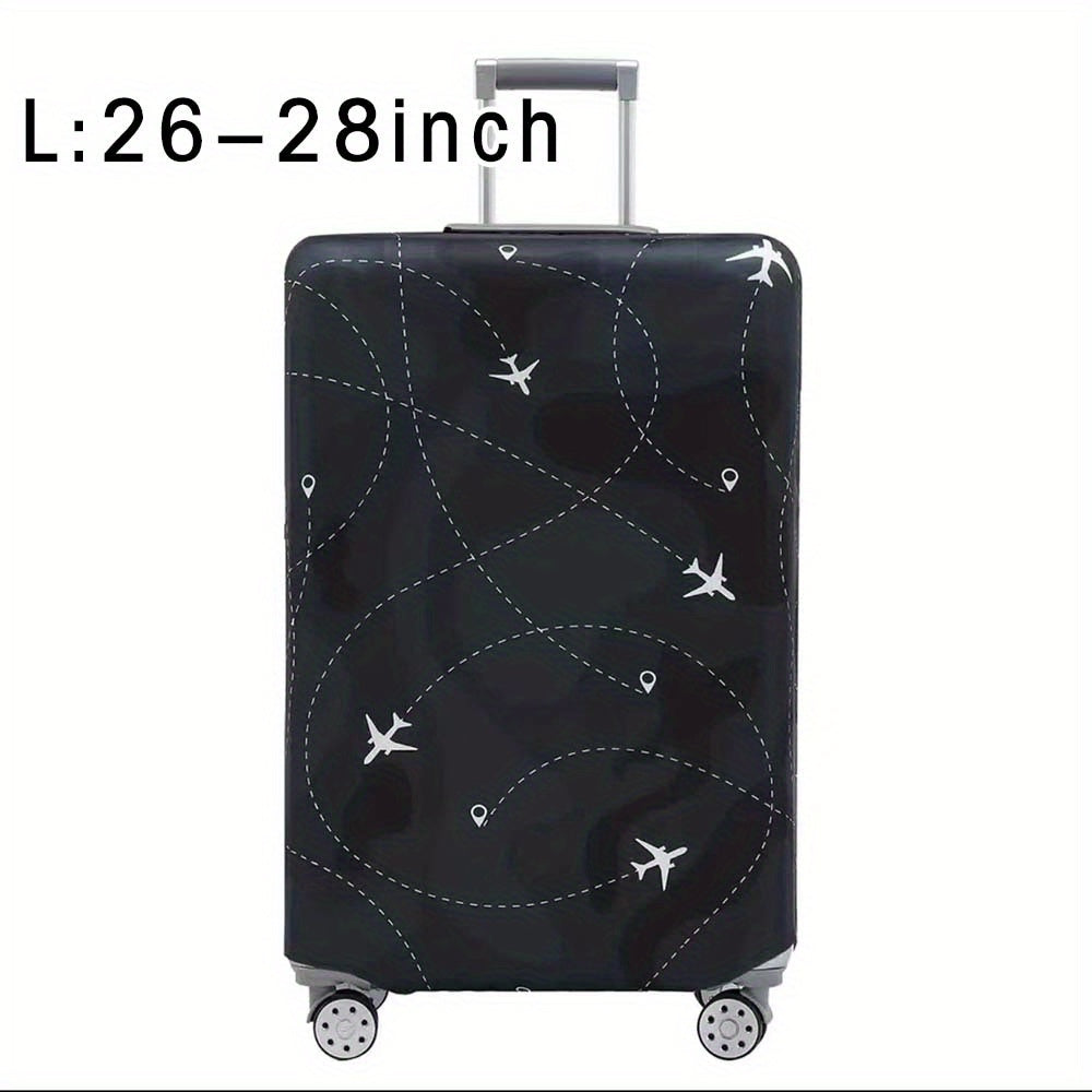 Durable polyester luggage cover for men and women, perfect for outdoor travel.