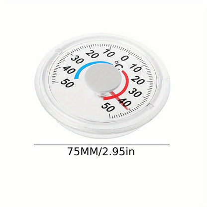 2 Self-Adhesive Thermometers: Accurate, Ideal for Greenhouses, Gardens, Homes - No Battery Needed