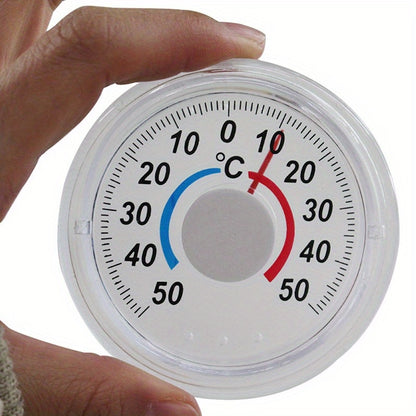 2 Self-Adhesive Thermometers: Accurate, Ideal for Greenhouses, Gardens, Homes - No Battery Needed