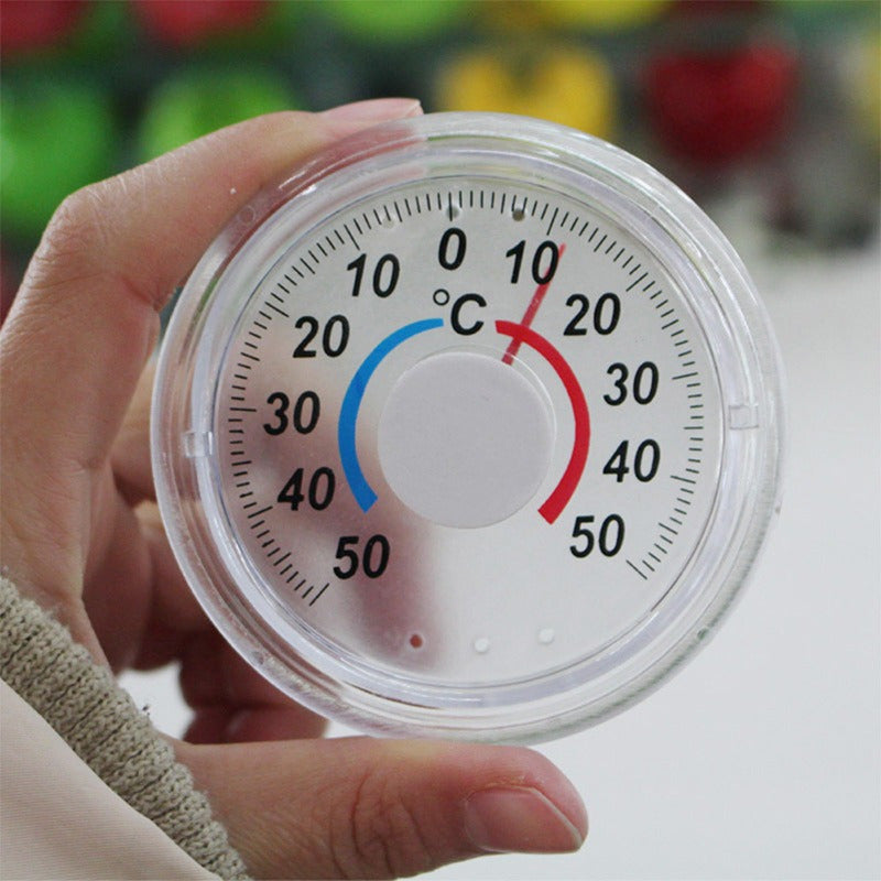 2 Self-Adhesive Thermometers: Accurate, Ideal for Greenhouses, Gardens, Homes - No Battery Needed