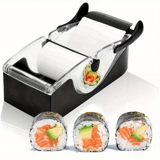 Sushi Rolling Kit - Easy DIY Tool for Homemade Sushi - Made of Tough PS Material, No Power Required - Great for Fast, Tasty Sushi Creation - Includes Sushi Making Supplies