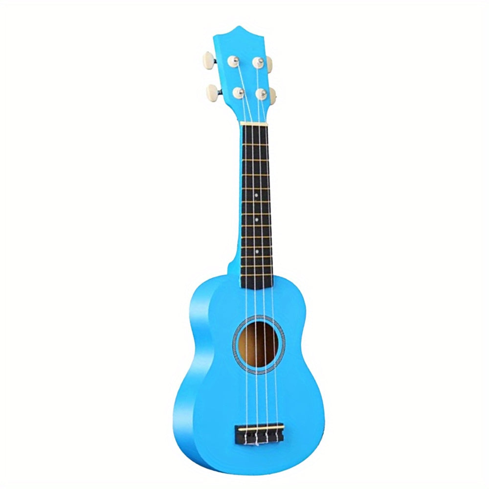 Professional adult beginner ukulele in Hawaiian style, measuring 53.34 cm and featuring four strings.