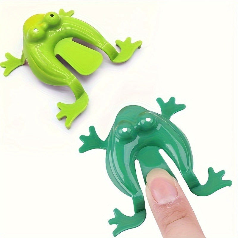 15 colorful mini jumping frogs - great for building finger dexterity, math skills, and birthday party favors.