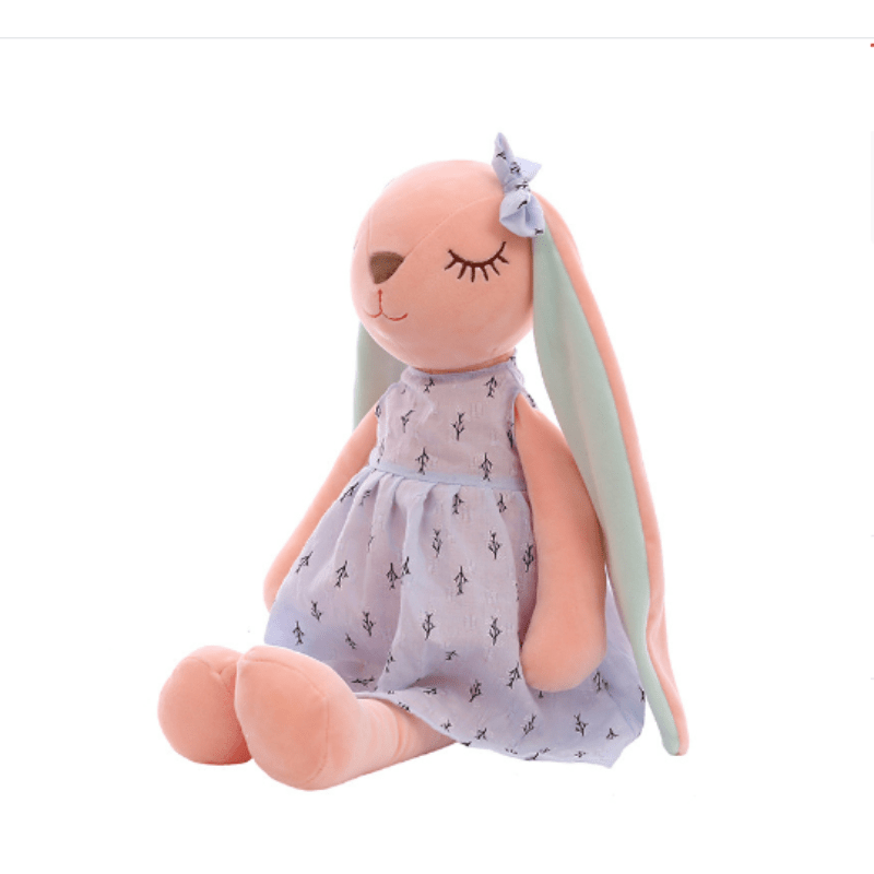 Cute bunny stuffed toy, popular holiday gift for family and friends.