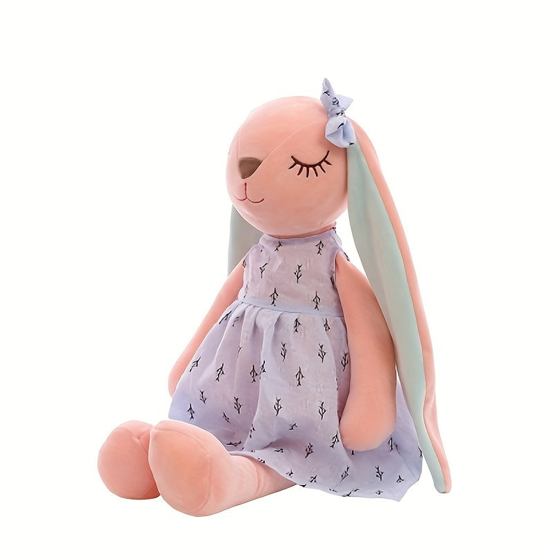 Cute bunny stuffed toy, popular holiday gift for family and friends.