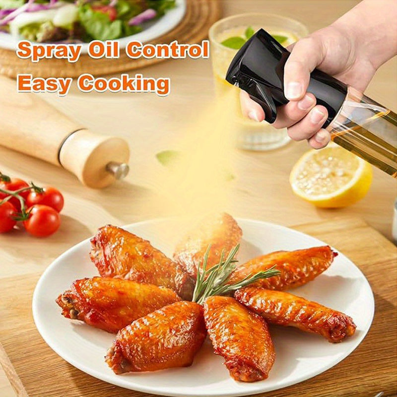 Air Fryer-Compatible Cooking Oil Mist Spray Bottle 1PC, Kitchen Control Oil Sprayer, PET Safe for Food Contact, Home Use Edible Oil Dispenser