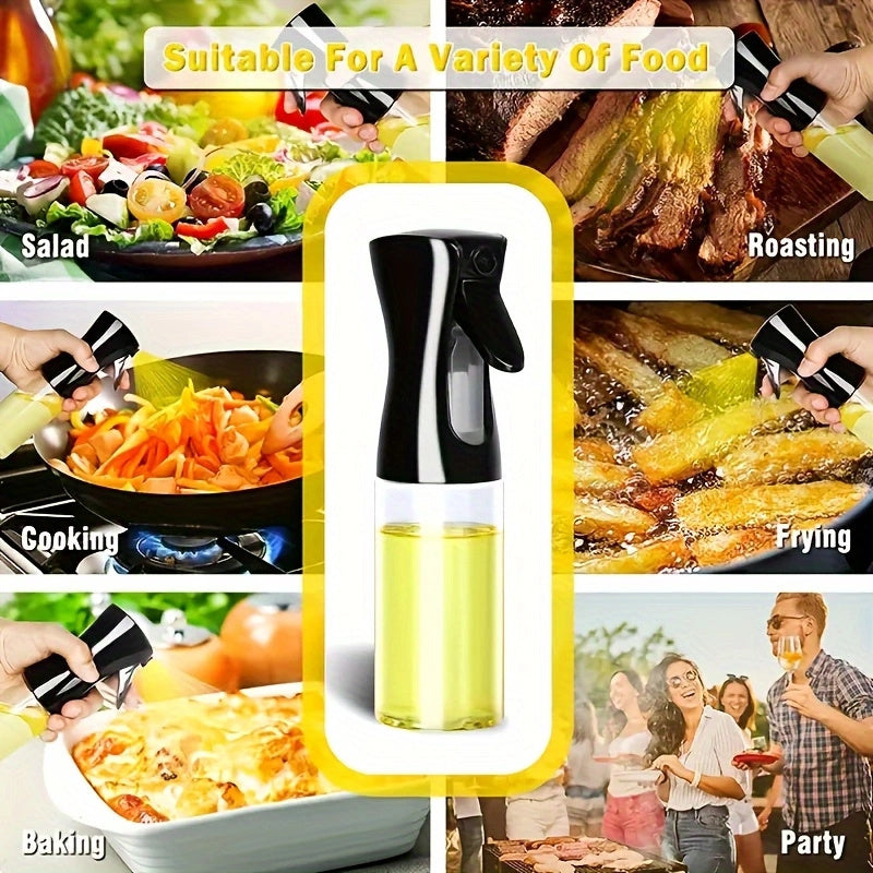 Air Fryer-Compatible Cooking Oil Mist Spray Bottle 1PC, Kitchen Control Oil Sprayer, PET Safe for Food Contact, Home Use Edible Oil Dispenser