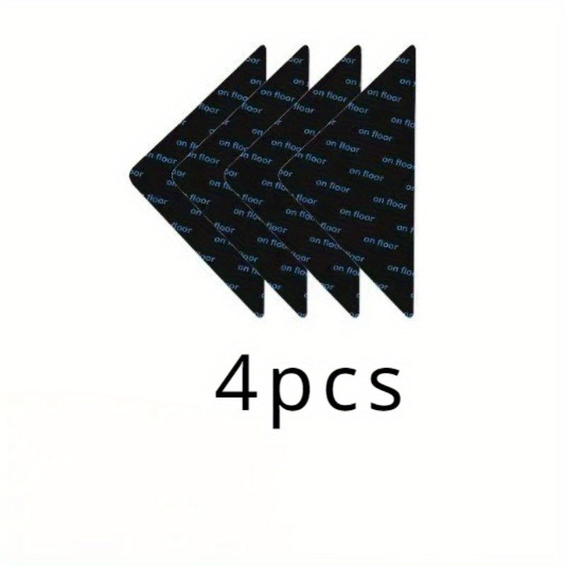 Get 4 reusable and washable rug gripper pads that provide super grip on hardwood and tile floors. They are anti-slip, easy to use, and floor safe, making them perfect for the office, entryway, or any room. These pads have an enhanced vacuum seal to