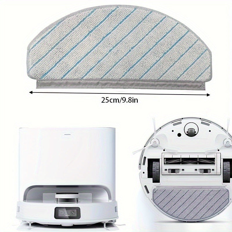 Six washable mop pads for ECOVACS DEEBOT T10/T10 Plus - Accessories for your vacuum cleaner and floor care.