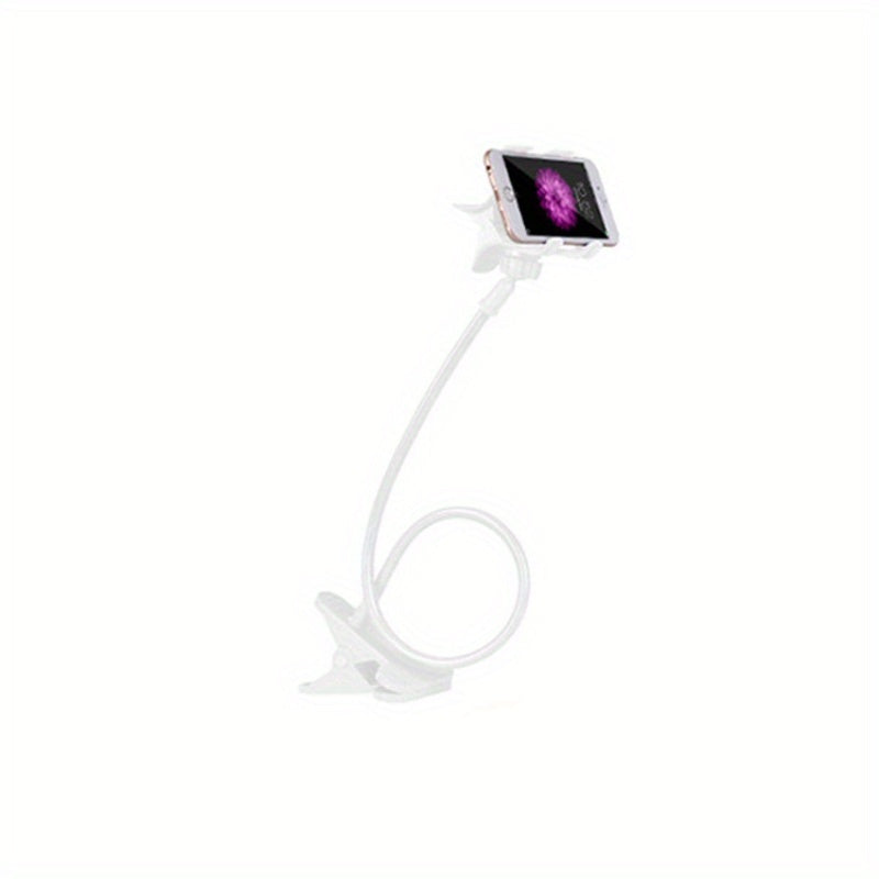 Versatile mobile phone holder ideal for bedside and desktop use, perfect for live streaming and video calls.