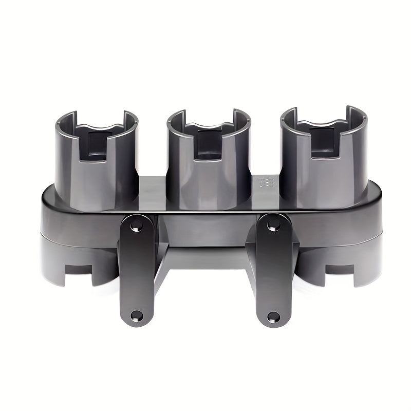 Storage bracket holder for Dyson V7 V8 V10 V11 V15 vacuum cleaner accessories, suitable for tool nozzles. Made of plastic material, this floor attachment organizer is designed to keep your vacuum cleaner accessories in place and easily accessible.