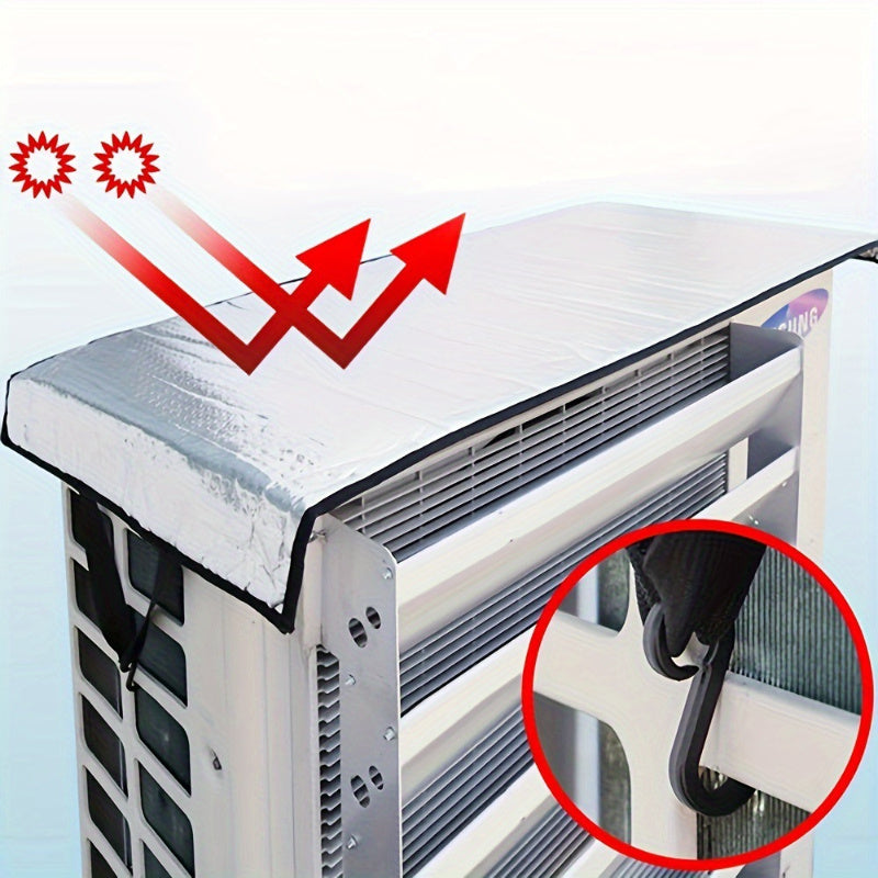 Aluminum Material Outdoor Air Conditioner Cover with Rain and Sun Protection - 1 Piece