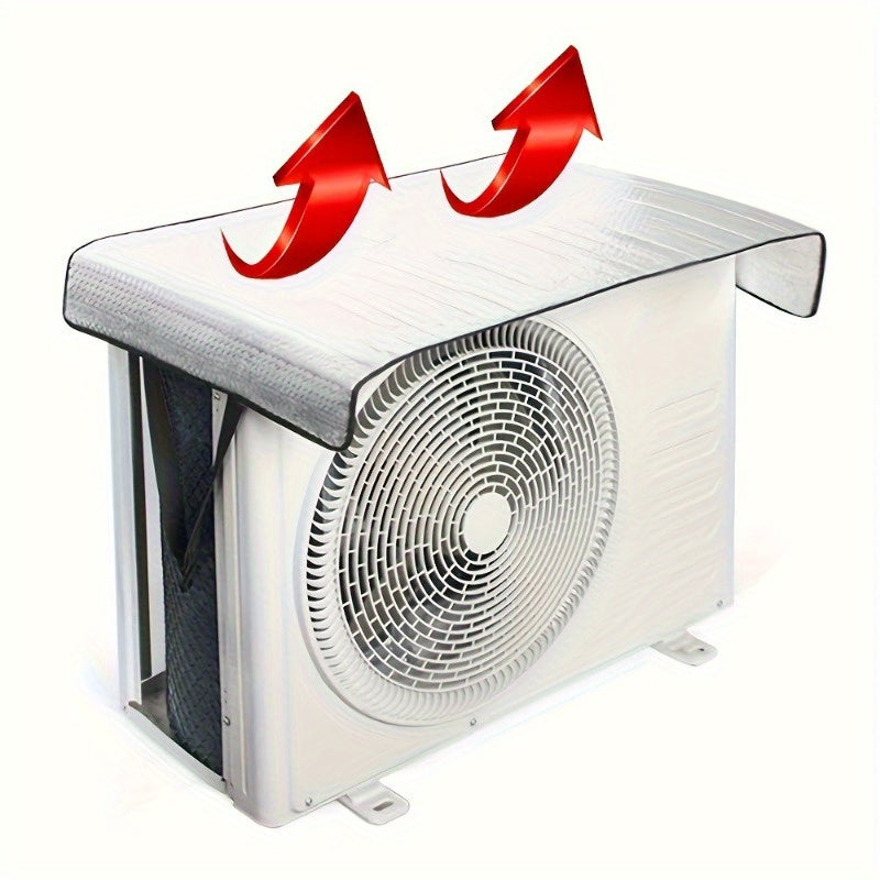 Aluminum Material Outdoor Air Conditioner Cover with Rain and Sun Protection - 1 Piece