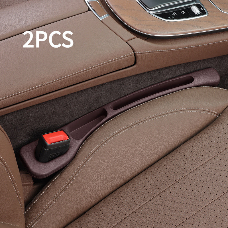 Car Seat Gap Filler with Multi-Storage Compartments - Leak-Proof Interior Strip, Ideal for Car Storage Solutions.