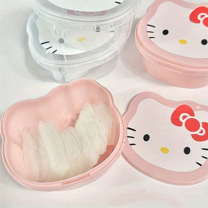 Set of 5 Sanrio Bento Boxes featuring Hello Kitty and Friends; Leakproof containers with lids for snacks, fruits, and on-the-go lunches