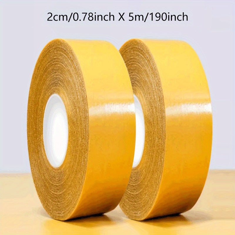 BOGO: 2pcs Heavy-Duty Dual-Sided Tape for Carpets, Mats, Wallpaper, & Balloons - Non-Slip, Waterproof, Residue-Free.synthetic Rubber