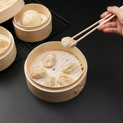 Silicone Steamer Liner for Steaming Dumplings, Buns, and Breads - 25cm/9.84inch - Safe for Food Use