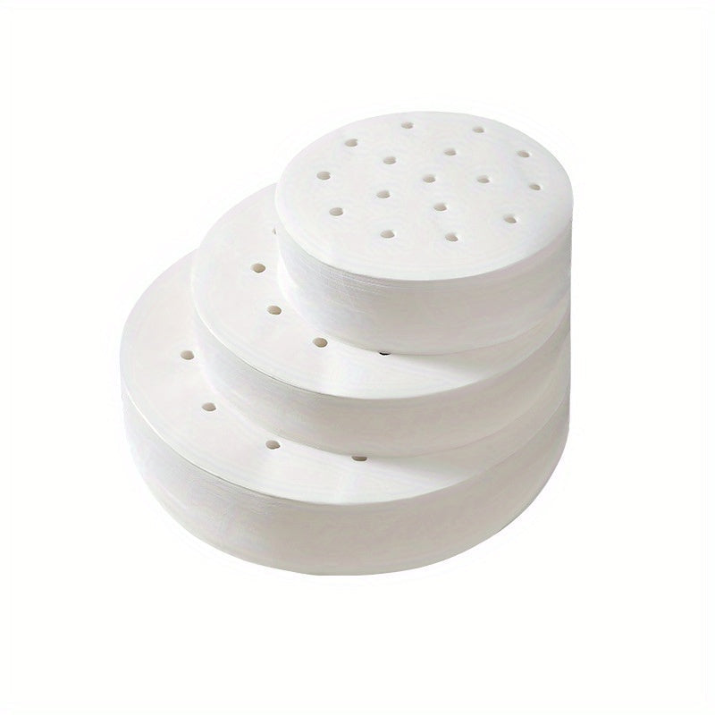 Silicone Steamer Liner for Steaming Dumplings, Buns, and Breads - 25cm/9.84inch - Safe for Food Use