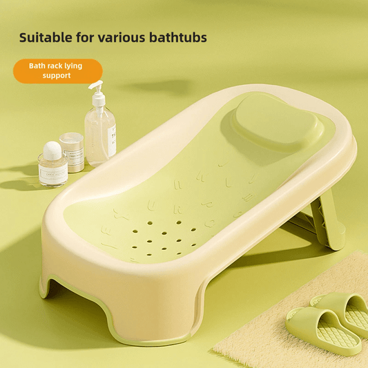 Youngsters Foldable Bath Support bolalar uchun qulay yotqiziladigan vannada mato taqdim etadi, bu uyda hammom uchun zarur aksessuar.