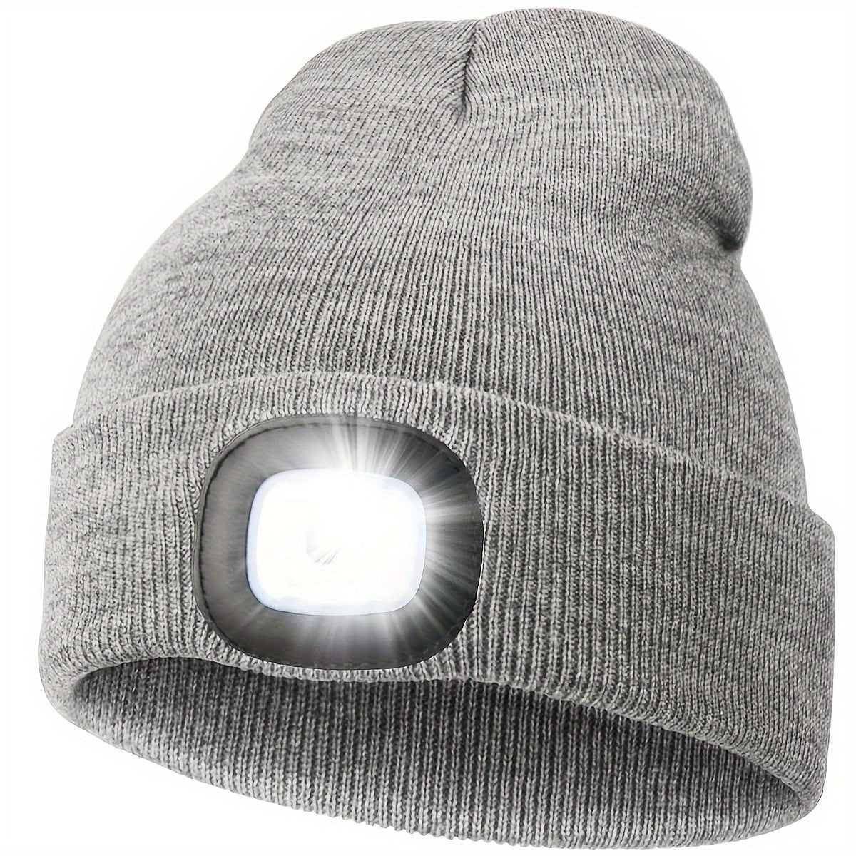 LED Light Beanie Hat for All Genders: Stay Hands-Free During Nighttime Adventures - Perfect for Walking, Fishing, Camping, and Hunting