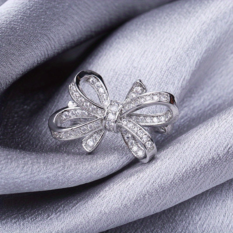 Stylish and Elegant Mini Bow Brooch for Women's V-neck Shirts with Small Pin Fastening - Clothing Accessory