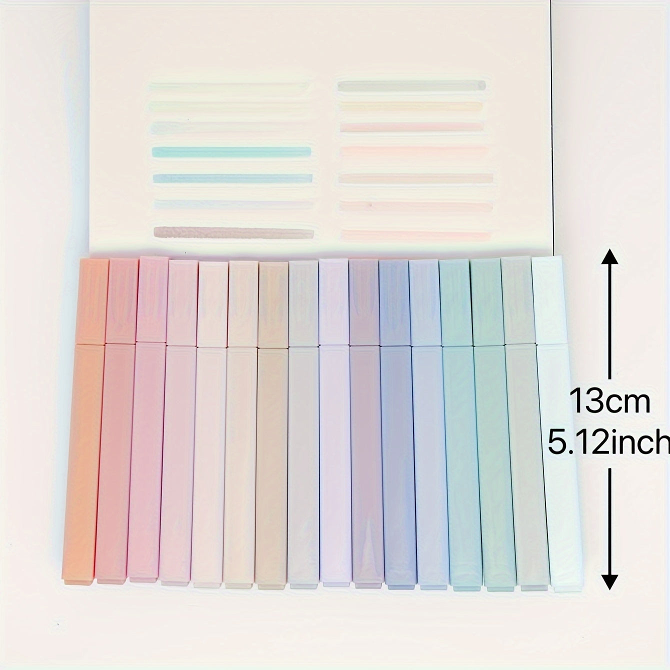 12-pack of non-bleeding pastel fluorescent highlighters, perfect for journaling, school, and office supplies. Great Easter gift.