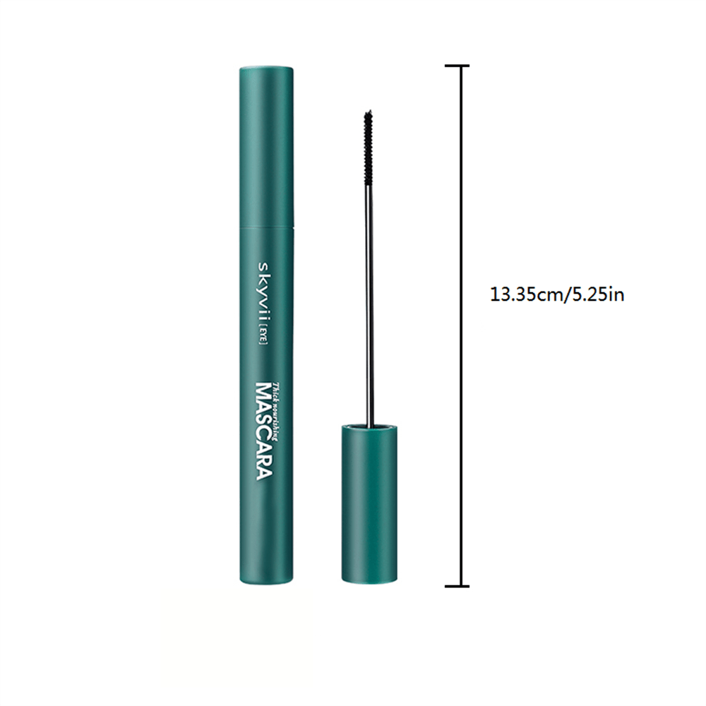 Waterproof black 4D mascara for extra long, volumized lashes that are long-lasting, natural, smudge-proof, and easy to apply with plant squalane for added charm.