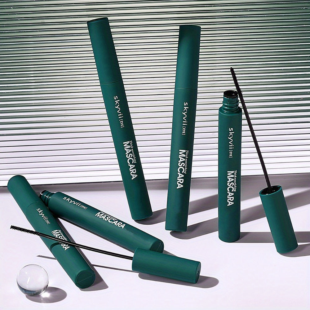 Waterproof black 4D mascara for extra long, volumized lashes that are long-lasting, natural, smudge-proof, and easy to apply with plant squalane for added charm.