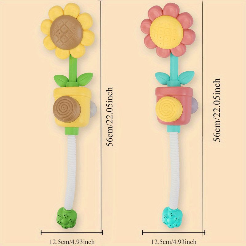 Sunflower Spray Shower - A Playful and Durable PVC Water Toy for Kids