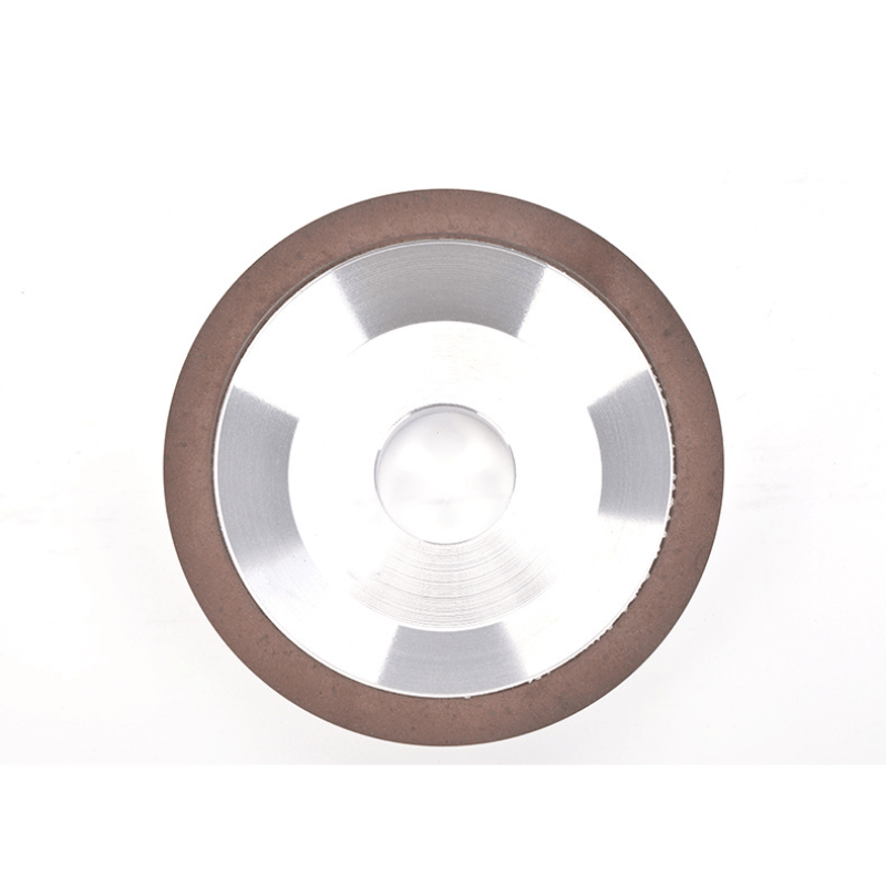 Resin diamond grinding wheel for tungsten carbide sharpening - manual rotary tool for alloy grinding.