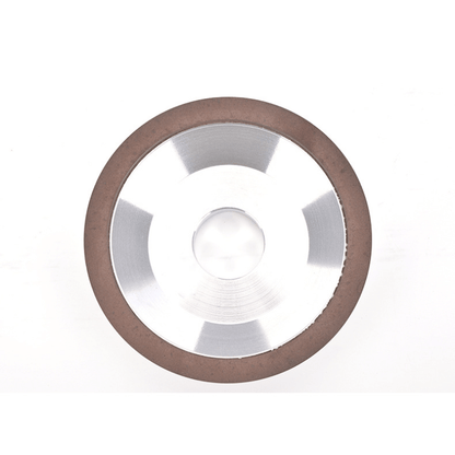 Resin diamond grinding wheel for tungsten carbide sharpening - manual rotary tool for alloy grinding.