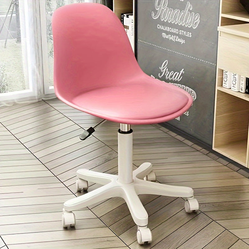 Ergonomic school chair with metal frame, 360° swivel, adjustable height, and 136.08 KG capacity.