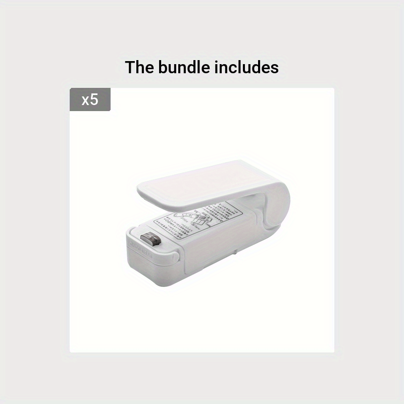 The Mini Snack Sealer Vacuum Packer is a compact and reusable food preservation tool, perfect for commercial use. It is space-efficient and battery operated (2 AA batteries not included), making it ideal for hotels, restaurants, food trucks, and meal