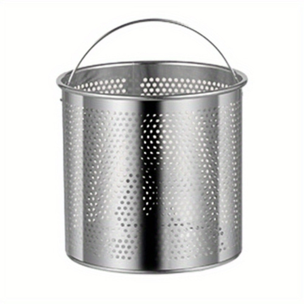 One pack of a 3.5L capacity stainless steel deep fryer pot with basket, perfect for frying and boiling. Includes clear lid and requires no power supply. A versatile cookware option.