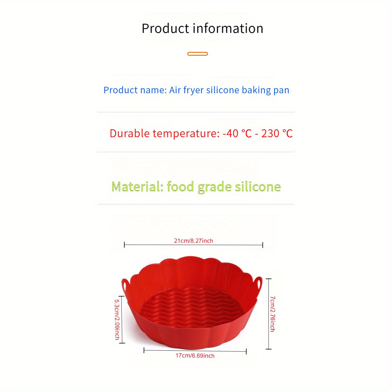 Multipurpose Microwave Oven Accessory: Reusable Flower Pattern Air Fryer Basket made of 1PC Silicone - Non-Stick, Heat Resistant, BPA-Free