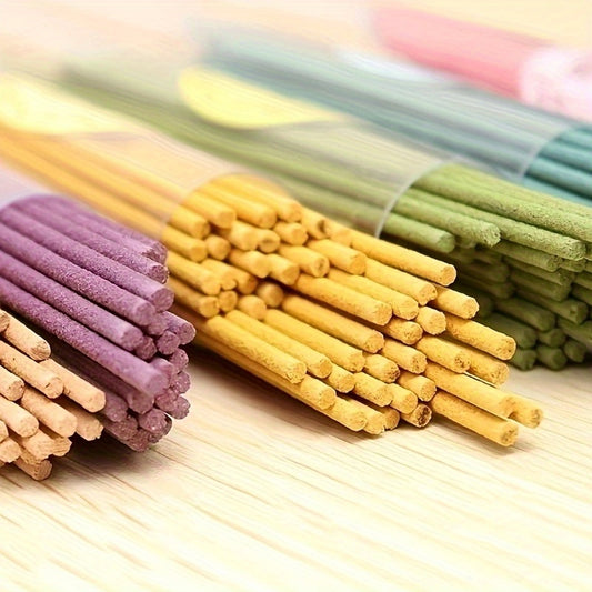 50 sticks of premium aromatic incense with natural wood scent, 13cm long, perfect for meditation and relaxation.