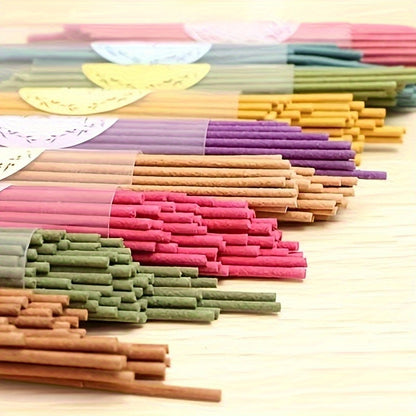 50 sticks of premium aromatic incense with natural wood scent, 13cm long, perfect for meditation and relaxation.