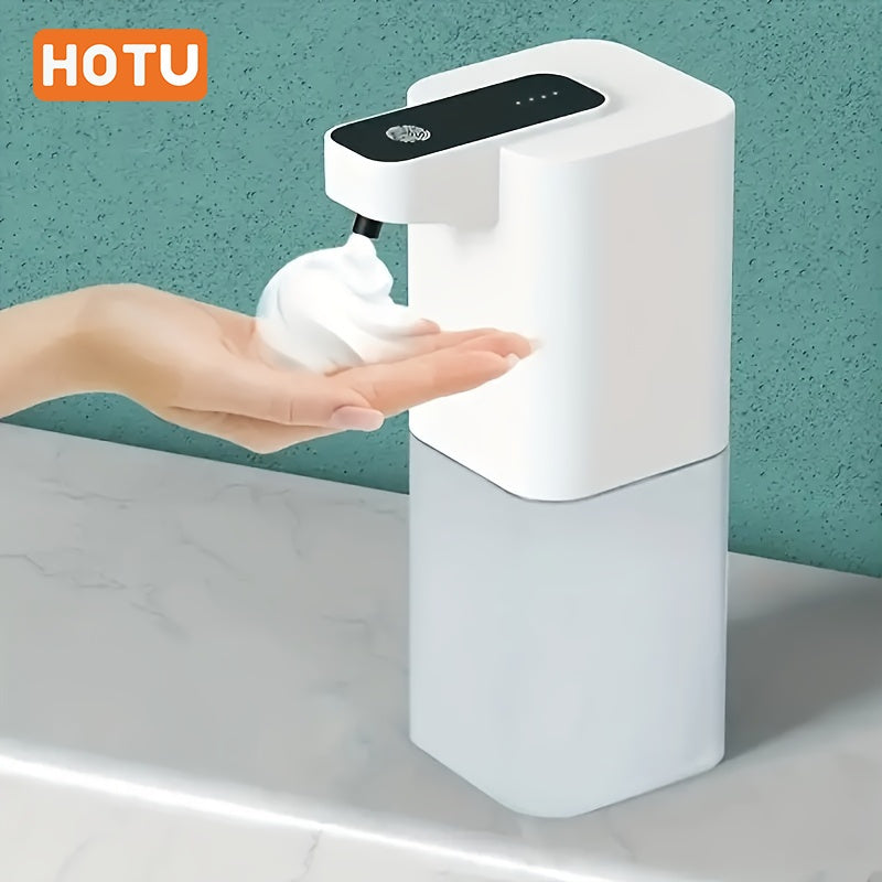 Touchless foaming hand soap dispenser - USB rechargeable, hygienic, and easy to use for home bathrooms. Perfect for gift decoration for Christmas or Halloween.