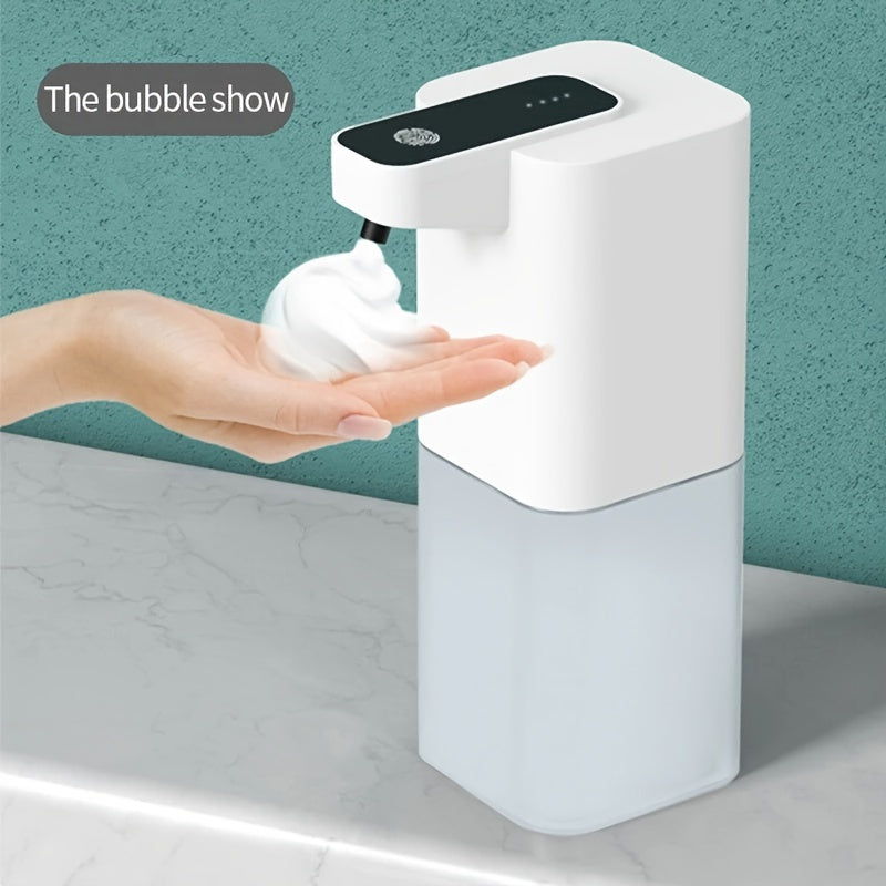 Touchless foaming hand soap dispenser - USB rechargeable, hygienic, and easy to use for home bathrooms. Perfect for gift decoration for Christmas or Halloween.