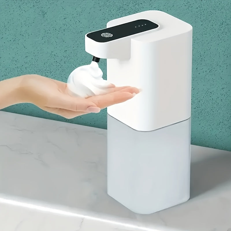 Touchless foaming hand soap dispenser - USB rechargeable, hygienic, and easy to use for home bathrooms. Perfect for gift decoration for Christmas or Halloween.