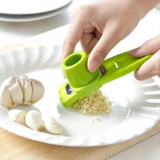 Multi-functional Manual Kitchen Tool for Grinding, Slicing, and Shredding Ginger and Garlic - Perfect for Cooking and Baking - 1 Piece